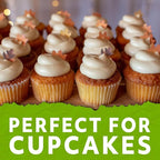 PaperChef – Mini Parchment Baking Cups – Easy Release, Non-Stick, Unbleached & Compostable – Perfect for Mini Muffins & Cupcakes – 90 Count - 4 Pack