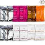 Ground Coffee | Gift Set Sampler Pack Variety Flavored Medium Roast Low Acid Mold Free Pouches | Gourmet Bulk Packets | Highest Rated Individual Premeasured Powder Bags for 12 Cup Drip Maker