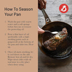 De Buyer MINERAL B Pro Carbon Steel Fry Pan - 9.5” Diameter, 6.9” Cooking Surface - Ideal for Searing, Sauteing & Reheating - PFAS, PFOA & PFOS Free - Made in France