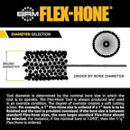 Brush Research BC12M800 FLEX-HONE®, 0.472" (12mm) Diameter, 800 Grit, Silicon Carbide, for Mild Steel, Stainless Steel, Cast Iron and Softer Ferrous Materials