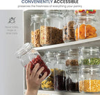 Bormioli Rocco Fido Glass Jar - 67.75 oz Large Airtight Container with Clamp Lid & Rubber Seal, BPA-Free Italian Jar for Fermentation, Kombucha, Sauerkraut, Pickles, Kefir & Homemade Beverages