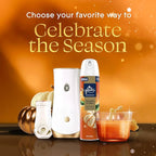 Glade 3-Wick Scented Candle Jar, Pumpkin & Ginger, Air Freshener Infused with Essential Oils, 6.8 Oz, 3 Count