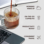 IQJOE Mushroom Coffee Packets (40 Servings) Lion’s Mane, Magtein Magnesium, Antioxidants, Adaptogens - Caffe Mocha - Instant Coffee for Focus, Clarity, Mood, Energy Boost - Sugar Free, Keto, Vegan