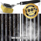 GRILLART Grill Brush for Outdoor Grill Bristle Free - Reinforced Grill Cleaner Scraper BBQ Brush - Replaceable Head Barbecue Grill Cleaning Brush - Safe BBQ Accessories Grill Tools - Gifts for Men/Dad