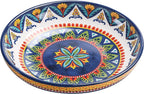 Bico Havana Pasta Bowls, 35oz Salad Bowl Set of 4, Large Ceramic Serving Dinner Bowls for Soup and Cereal, Microwave and Dishwasher Safe, Gift for Housewarming and Thanksgiving