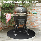 48" Fire Pit Mat for Solo Stove Yukon, Round Fireproof Under Grill Mats for Outdoor Grill, Portable Camping Stove Mat for Solo Stove Accessories