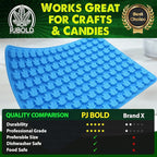 Marijuana Leaf Silicone Candy Mold - Half Sheet