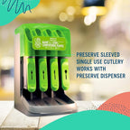 Preserve Compostable Knives, Made in USA, Medium Weight Cutlery, White, 840 Count