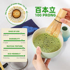 TEANAGOO Matcha Whisk Set Blue,Ceremony Matcha Set,Matcha Kit Grident Blue,Matcha Tea Set for Making Breakfast/Latte,Matcha Whisk Set and Bowl with All Accessories,Gift for Matcha Lover