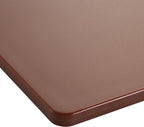 Winco Cutting Board, 12 by 18 by 1/2-Inch, Brown
