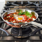 Hestan - CopperBond Collection - 100% Pure Copper Frying Pan, Induction Cooktop Compatible, 8.5-Inch