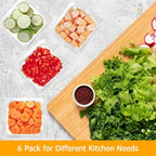 6 Pack 4'' Deep NSF Food Pans 1/6 Size | Commercial Food Storage Containers | Polycarbonate Plastic Pans for Restaurant Kitchen | Commercial Grade for Food Prep | Clear