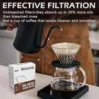 Coffee Filters #4, 200 Count Cone Paper Coffee Filter 8-12 Cup, Unbleached Natural Disposable No 4 Filters Fits for Pour Over, Drip Coffee Maker Suitable for Home, Shop Commercial (Brown)