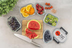 20pcs Set Food Storage Containers (10 Airtight & 10 Lids) |Lunch Containers | Meal Prep Containers | BPA Free, Leakproof Lids, Dishwasher, Microwave and Freezer Safe for Kitchen