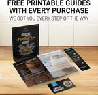 Zulay Kitchen Tornado Milk Frother Handheld Wand – Electric Coffee Frother with Triple Whisk & Stand – Hand Held Drink Mixer for Latte, Cappuccino, Matcha, Hot Chocolate, Protein Shakes – Black