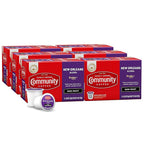 Community Coffee New Orleans Blend 72 Count Coffee Pods, Special Dark Roast, Compatible with Keurig 2.0 K-Cup Brewers, 12 Count (Pack of 6)