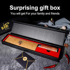 8 inch Kitchen Chef's Knife, German High Carbon Stainless Steel Sharp Knife, Professional Meat Knife with Brazilian Rosewood Handle and Gift Box for Family & Restaurant
