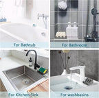 Self Draining Soap Dish,Silicone Suction Cup Soap Holder, Bathroom Soap Dish for Bar Soap,Can Extend Soap Life,Bathroom, Bath Tub, Kitchen Sink(1, Light Grey)