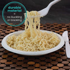 PLASTICPRO 6'' inch Round Plastic Plates Microwaveable, Disposable, White, Dinnerware 800 Count