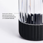 The Beast Mini Blender | Mini Countertop Kitchen Blender | Blend Smoothies and Shakes, Dressings, Sauces, Dips | Straw Cap and Straws Included | 600W (Carbon Black)