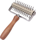 Handle Roller Docker Stainless Steel Pizza Dough Docker For Homemade Pizza Cake Pie Bread Pastry Baking Tool
