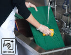 CURTA Cutting Boards for Kitchen, 18" x 12" x 0.5" Green Color Coded Plastic Chopping Board with Anti Slip Surface Dishwasher Safe