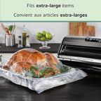 FoodSaver Vacuum Sealer Bags for Extra Large Items (Pack of 8)