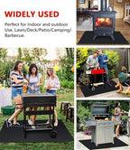 60 x 40 inch Under Grill Mats for Outdoor Grill, Double-Sided Fireproof Deck and Patio Protector Mat, Waterproof Oil-Proof BBQ Floor Pad Indoor Fire Pit Fireplace Mat