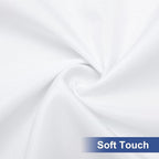 homing Rectangle Table Cloth Cover, Waterproof Polyester Elastic Fitted Tablecloth, Fits for 6 Foot Folding Tables, Washable Table Protector for Picnic, Camping, Outdoor (White, 30" x 72")