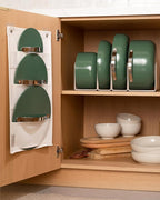 Caraway Deluxe Non-stick Ceramic Cookware Set (16 Piece) Pots, Frying Pans, Lids and Kitchen Storage - PFAS & PFOA Free - Oven Safe Pan Set & Compatible with All Stovetops - Sage