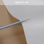 Leather Desk Mat,1.8mm Thick,16x60 Inch Desk Cover,Desk Protector Mat,Dresser Cover Top,Leather Table Cover,Side Table Cover,Office Desk Cover,Office Table Cover(Khaki+Silvery,16x60)