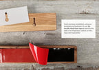 Magnetic Wooden Knife Bar Holder Strip, Cherry or Walnut, 12, 16, 20, or 24 Inch (16 Inch, Cherry)