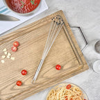 Restaurantware-German Standard 12.6 Inch Ball Whisk, 24 Kitchen Whisks With Silicone Balls - Ergonomic Handle, Dishwashable, Stainless Steel Manual Egg Beater, Durable, For Whisking, Stirring, Mixing