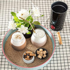 Moss & Stone Electric Milk Frother Latte Art Steamer, Electric Cappuccino Machine And Milk Warmer, Hot Foam Maker and Milk Warmer for Latte, Cappuccinos, Macchiato, Hot Chocolate Milk