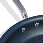 Made In Cookware - 12" Non Stick Frying Pan (Harbour Blue) - 5 Ply Stainless Clad Nonstick - Professional Cookware - Induction Compatible