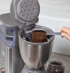 Café Specialty Drip Coffee Maker | 10-Cup Glass Carafe | WiFi Enabled Voice-to-Brew Technology | Smart Home Kitchen Essentials | SCA Certified, Barista-Quality Brew | Stainless Steel (Renewed)
