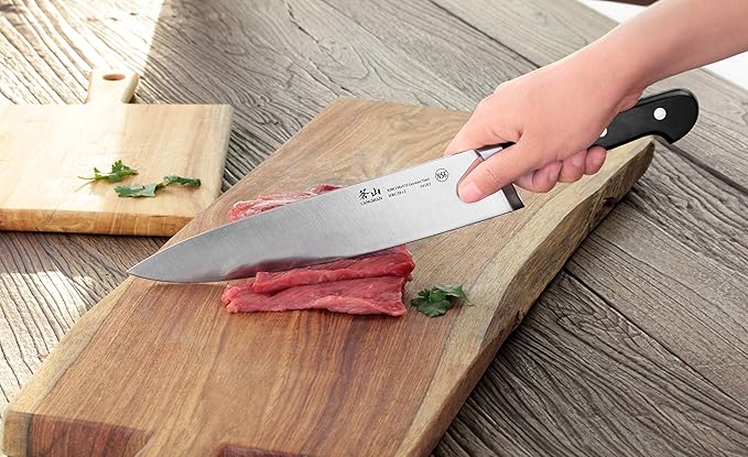 Cangshan V2 Series 59182 German Steel Forged Chef Knife, 9.5-Inch