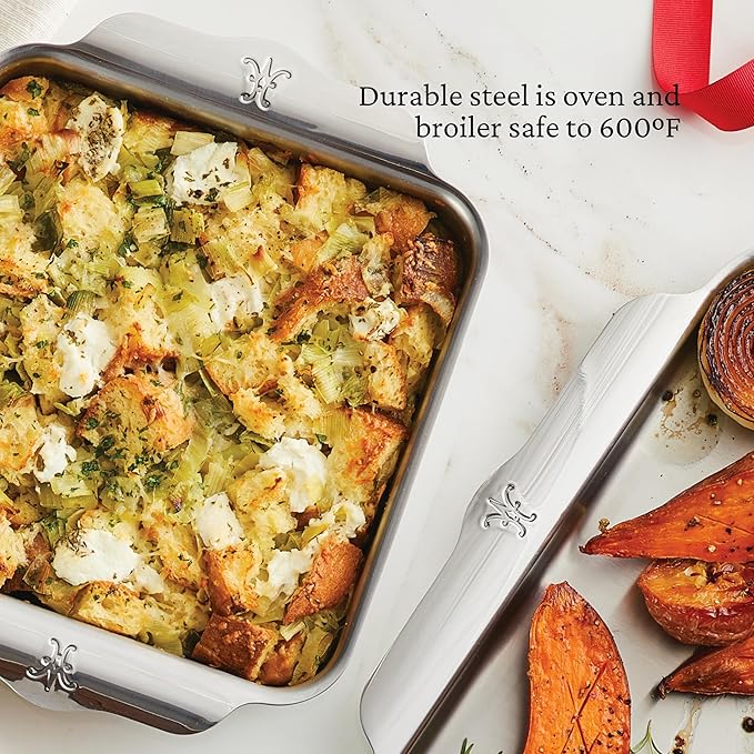 Hestan Provisions OvenBond – 8" x 8" Stainless Steel Square Baker Pan
