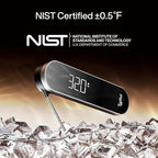 Typhur InstaProbe Core 0.5 Sec Instant Read Meat Thermometer Digital with Readable Display in Sunlight for Cooking, Professional Thermometer with IP67 Waterproof for Grill, BBQ, Cooking, Smoker