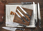 The Gladiator Series Elite 8-Piece Knife Block Set Gift Set Bundled with The Dalstrong Premium, Extra-Large Whetstone Kit - #6000/#1000 Grit with Stand