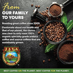 Low Acid Organic Coffee – Whole Bean, Mold-Free & Stomach Friendly by Java Planet, Papua New Guinea Single Origin Coffee, Dark Roast, Smooth Full Flavored, 2x1LB Bag
