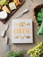 Printworks The Essentials, Cheese Knife Set – 3 Pieces Stainless Steel Gift Set with Pronged, Chisel, and Heart Knives – Stylish Charcuterie Accessories and Dishwasher Safe