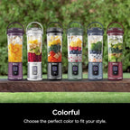 Ninja BC151EM Blast Portable Blender, Cordless, 18oz. Vessel, Personal Blender-for Shakes & Smoothies, BPA Free, Leakproof-Lid & Sip Spout, USB-C Rechargeable, Dishwasher Safe Parts, Forest Green