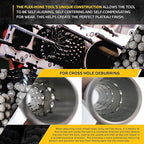 Brush Research BC178600 FLEX-HONE®, 1-7/8" (47.6mm) Diameter, 600 Grit, Silicon Carbide, for Mild Steel, Stainless Steel, Cast Iron and Softer Ferrous Materials