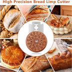 UFO Bread Lame Cutter for Homemade Sourdough,Bread Scorer Tool for Sourdough with 5 Blades and Storage Cover,Slashing Tool Bread Cutting Knife for Artisan Bread and Baguette Makers,Leaf