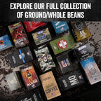 Black Rifle Coffee Company Murdered Out, 12oz Bag, Ground Coffee Dark Roast - Roasted Blend Made from Arabica Beans - Colombian & Brazilian Beans - Veteran Founded & American Made