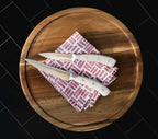 DURA LIVING 2-Piece Kitchen Knife Set – Ultra Sharp Precision German Stainless Steel Blades, 5” Utility & 3.5” Paring Knife with Ergonomic Handles, Multipurpose for Slicing & Peeling, Cream Handle
