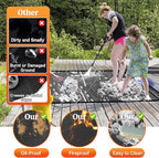 96 ×72 inches Under Grill Mats for Outdoor Grill/ Double-Sided Indoor Fireplace Mat Fire Pit Mat Fireproof Waterproof Oil-Proof, BBQ Mat Grill Pads Grilling Mat Protector for Deck Patio Gas Grills