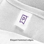 Gee Di Moda Rectangle Tablecloth - 60 x 84 Inch White Table Cloth for 5 Foot Rectangle Table - Heavy Duty Washable Fabric - for 5 Ft Buffet Table, Holiday Party, Dinner, Wedding & Baby Shower